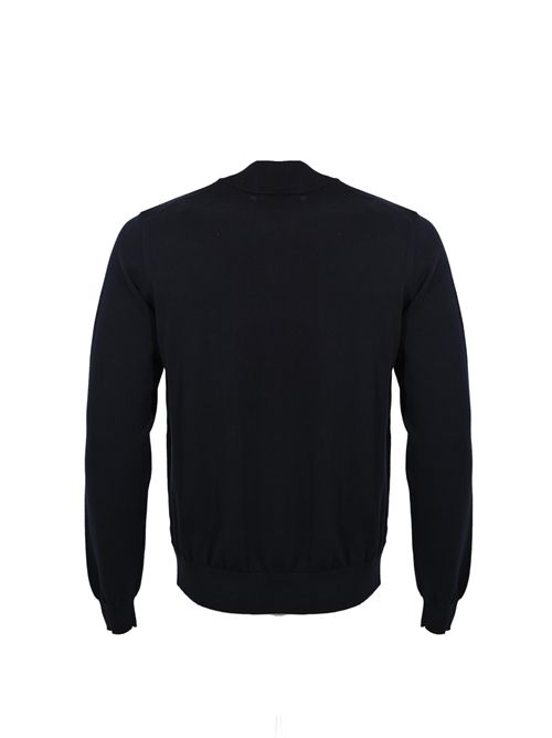 Blouson in filato di cotone con zip Alpha studio | AU-5014E1001